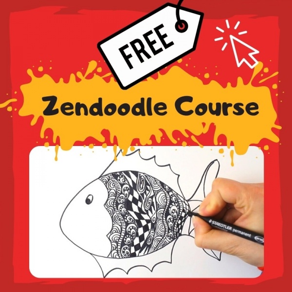 Free Online Zendoodle Art Course